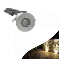 Waterproof IP67 12V-24V low voltage anti-glare 3W LED inground lights